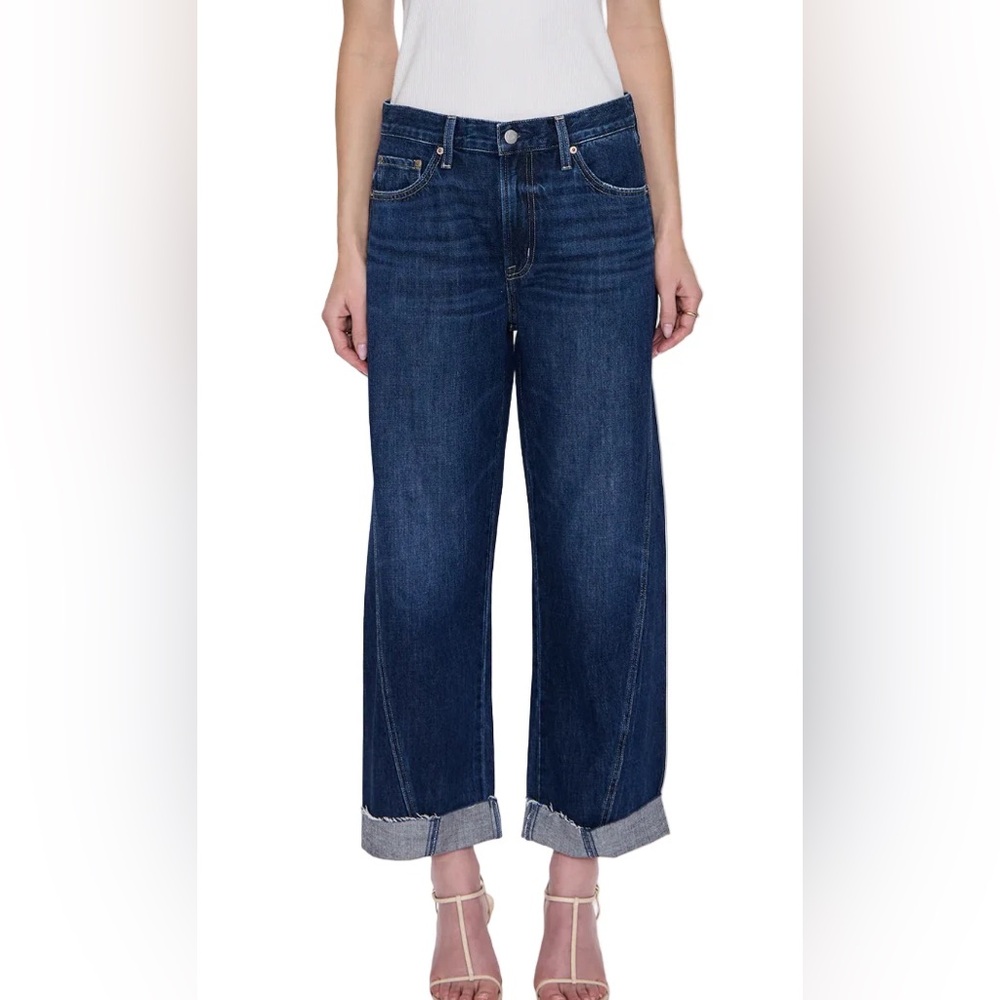 Pistola Kacey Mid Rise Cuffed Jean